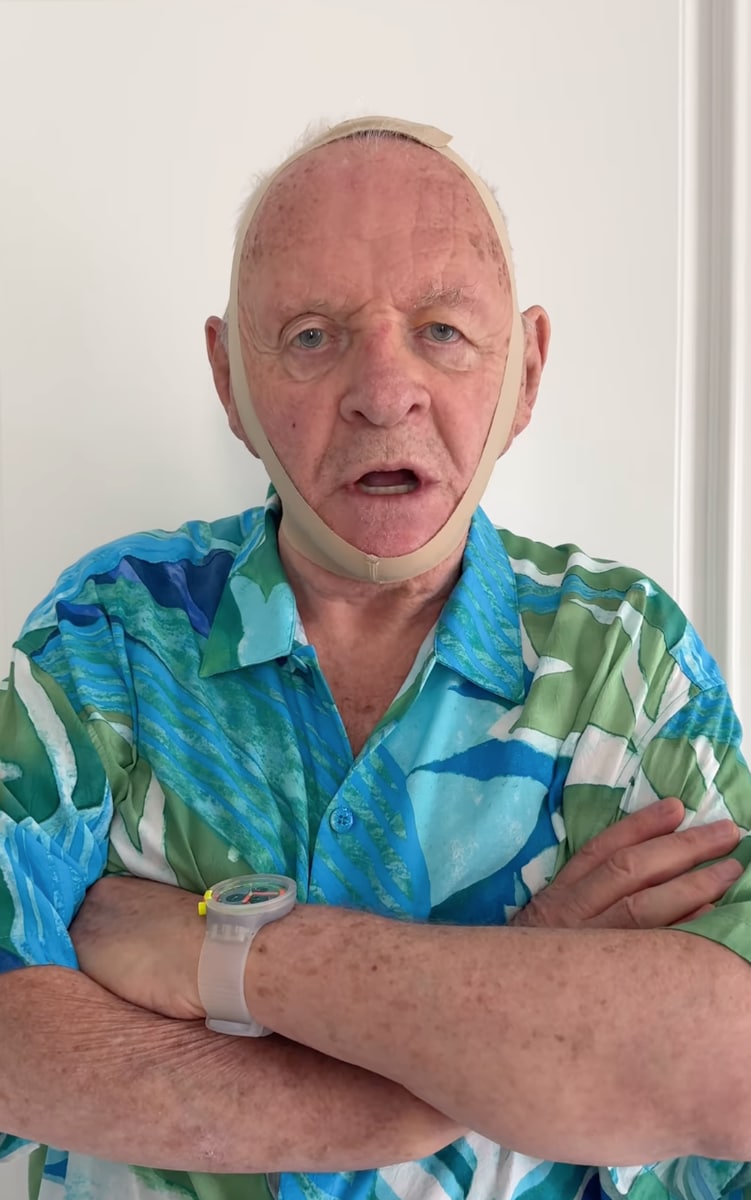 The legendary Anthony Hopkins revisited his iconic Hannibal Lecter role from "The Silence of the Lambs"