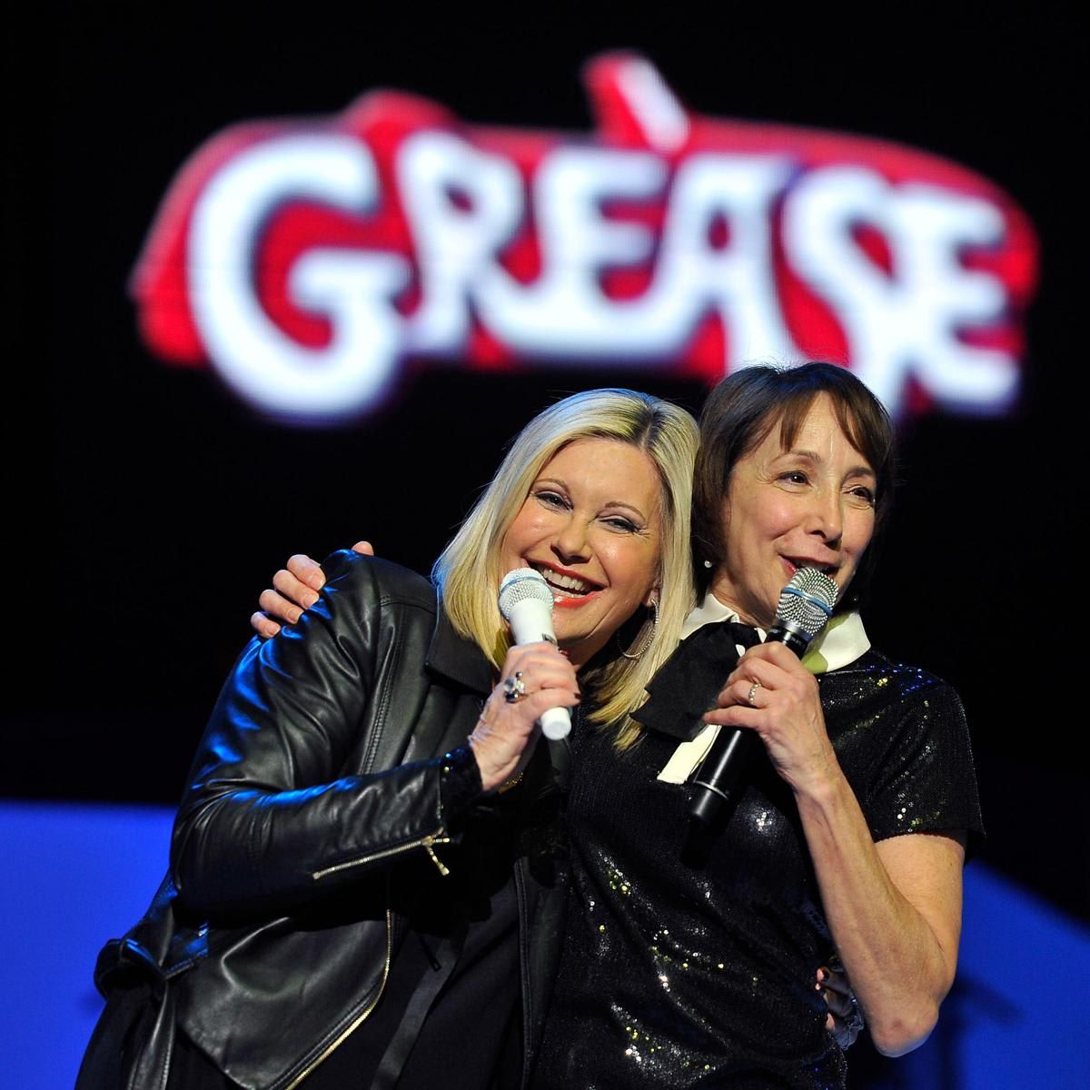 Didi Conn Joins Olivia Newton-John On Stage At Flamingo Las Vegas To Perform "Summer Nights"