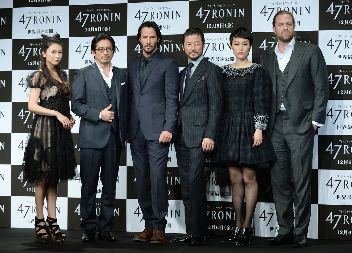 The cast of 47 Ronin in Tokyo