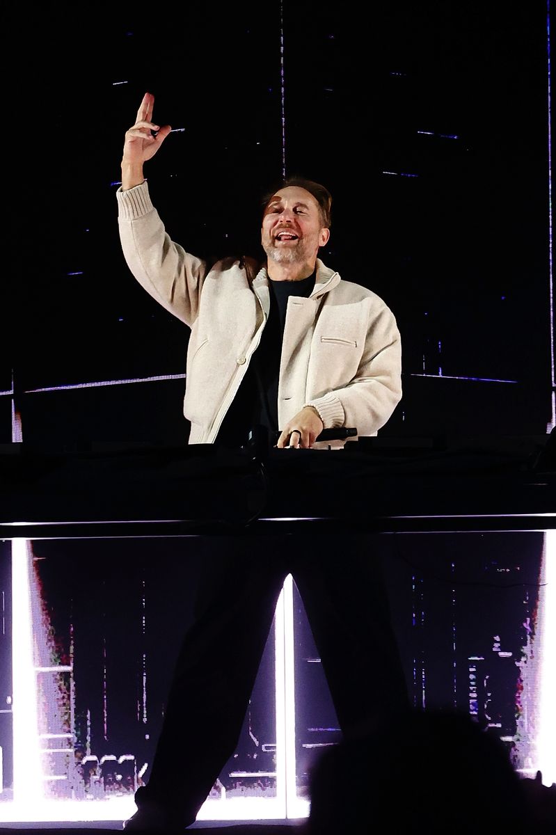 David Guetta performs during Fontainebleau Miami Beach presentation