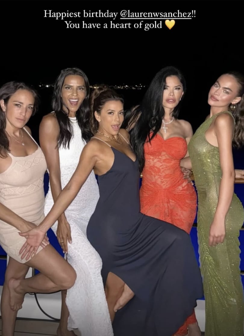 Eva Longoria, Lauren Sanchez, and more friends