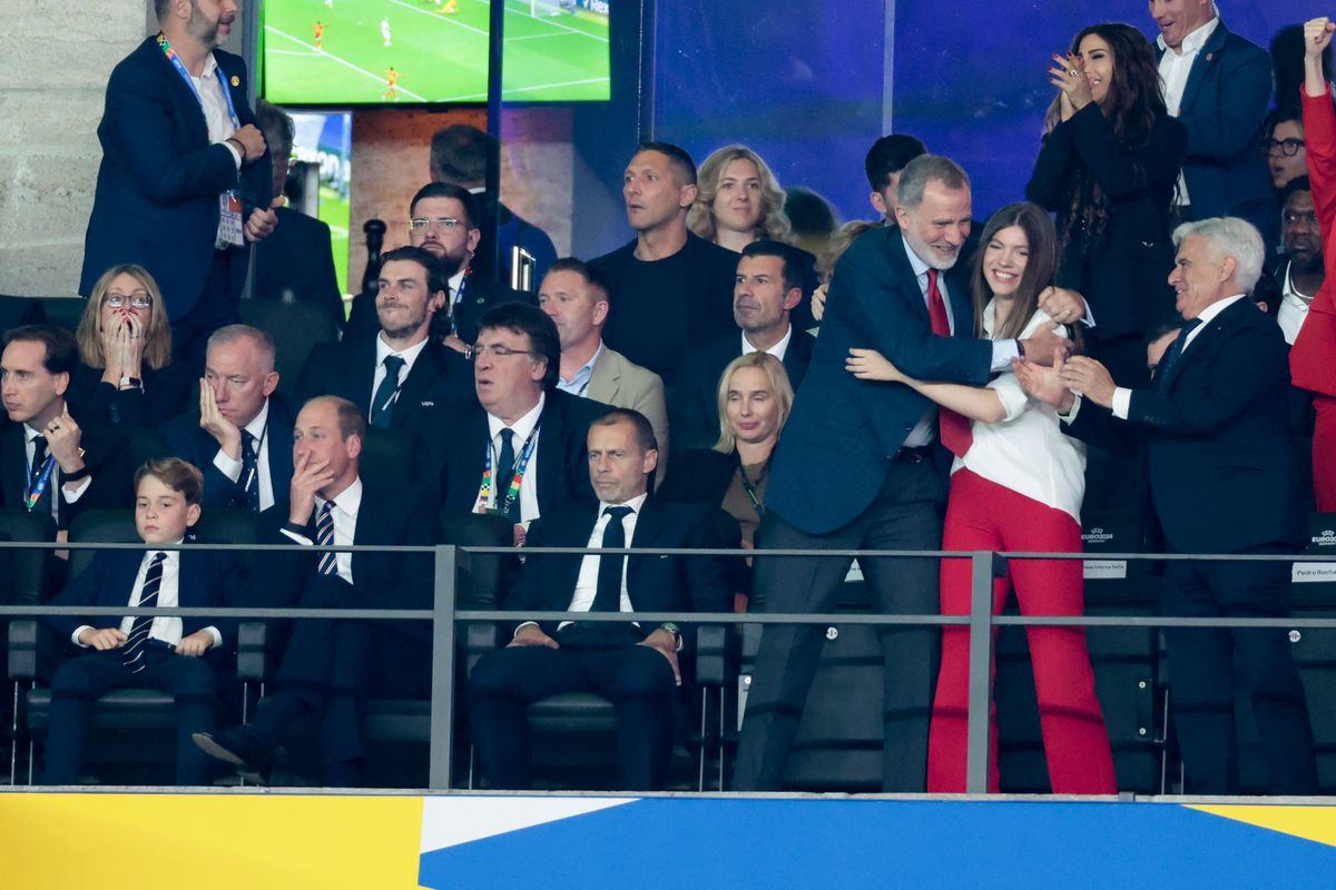 King Felipe VI and Infanta Sofía cheer on Spain during its triumphant Euro 2024 campaign.