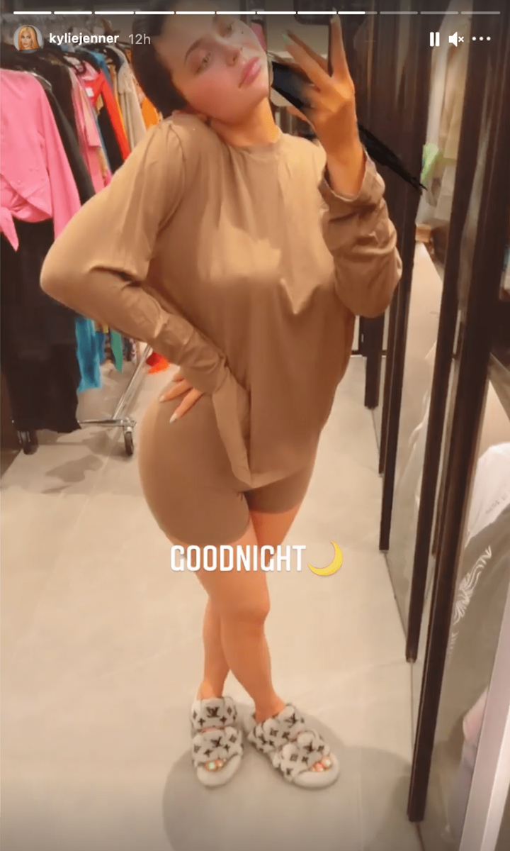 Kylie Jenner shows fans her nighttime routine on Instagram
