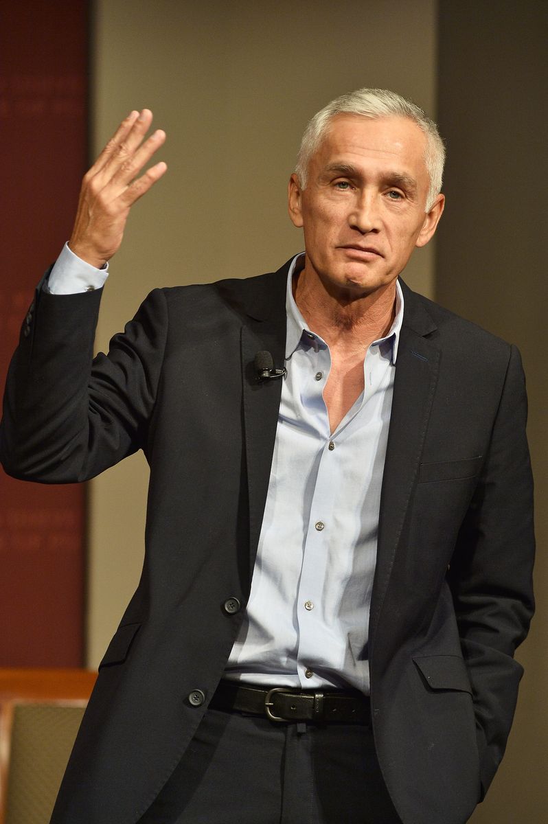 Journalist and author Jorge Ramos speaks at "America 2050: The Future of News & Latinos" at the John F. Kennedy Junior Forum at Harvard University Kennedy School Institute of Politics on April 14, 2015 in Boston, Massachusetts.  (Photo by Paul Marotta/Getty Images)