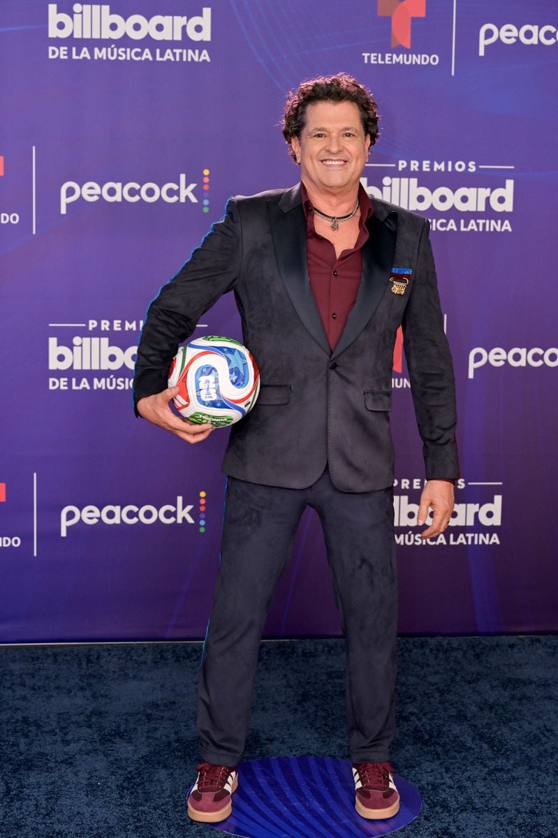  Carlos Vives attends the 2025 Billboard Latin Music Awards at James L. Knight Center on October 23, 2025 in Miami, Florida.  (Photo by Ivan Apfel/Getty Images)