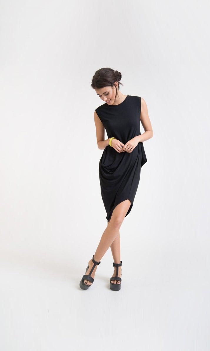 Oversize Tunic Asymmetric Dress
