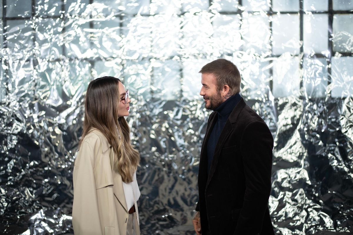 Belinda and David Beckham gave us the fashion encounter of the year. 
