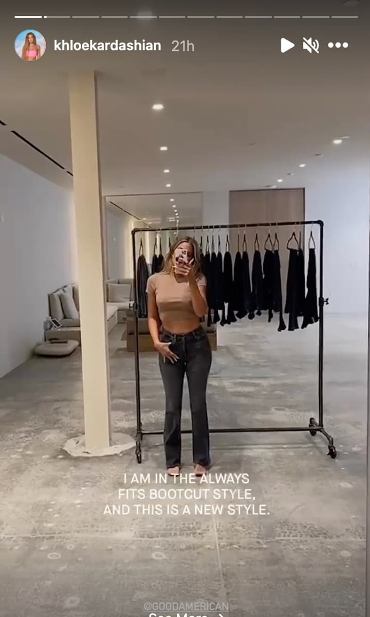 Khloe Kardashian on IG stories