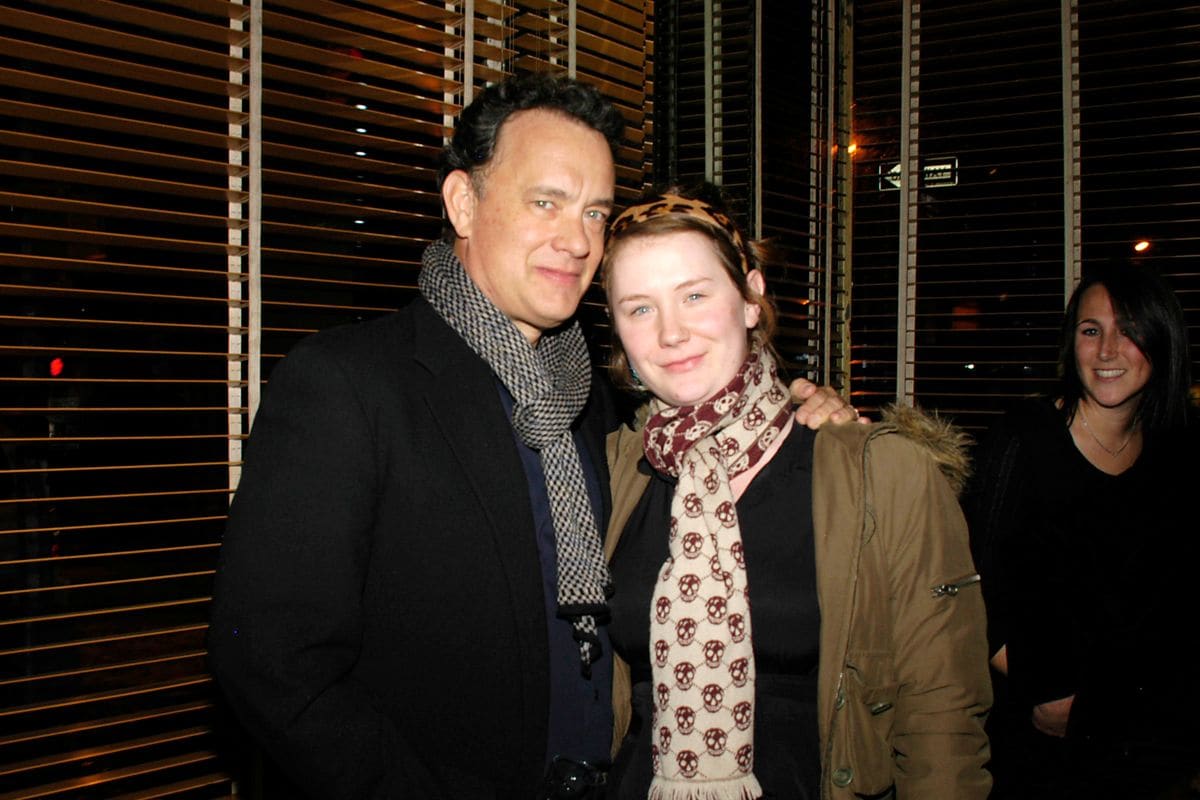 Tom Hanks and Elizabeth Hanks in 2007