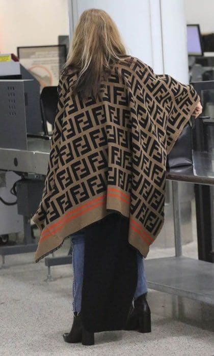 Fergie wearing Fendi