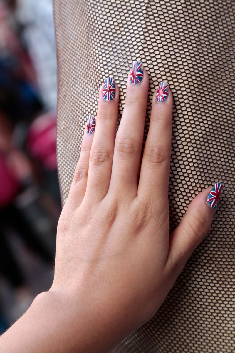 Flag Nail Art