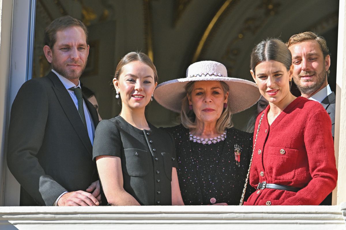 Princess Caroline and her four kids: Andrea, Charlotte, Pierre and Alexandra