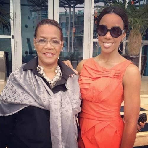 Kelly Rowland and her mother Doris