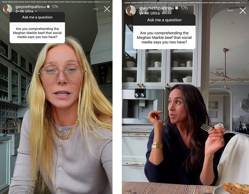 Gwyneth Paltrow and Meghan Markle met at the star's home in Montecito