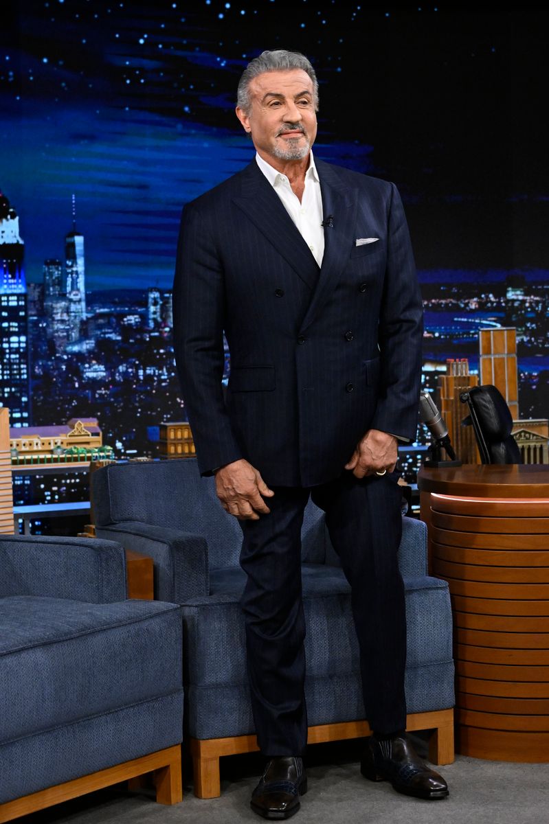 Sylvester Stallone wears his best to his daughter's graduation in Miami Beach