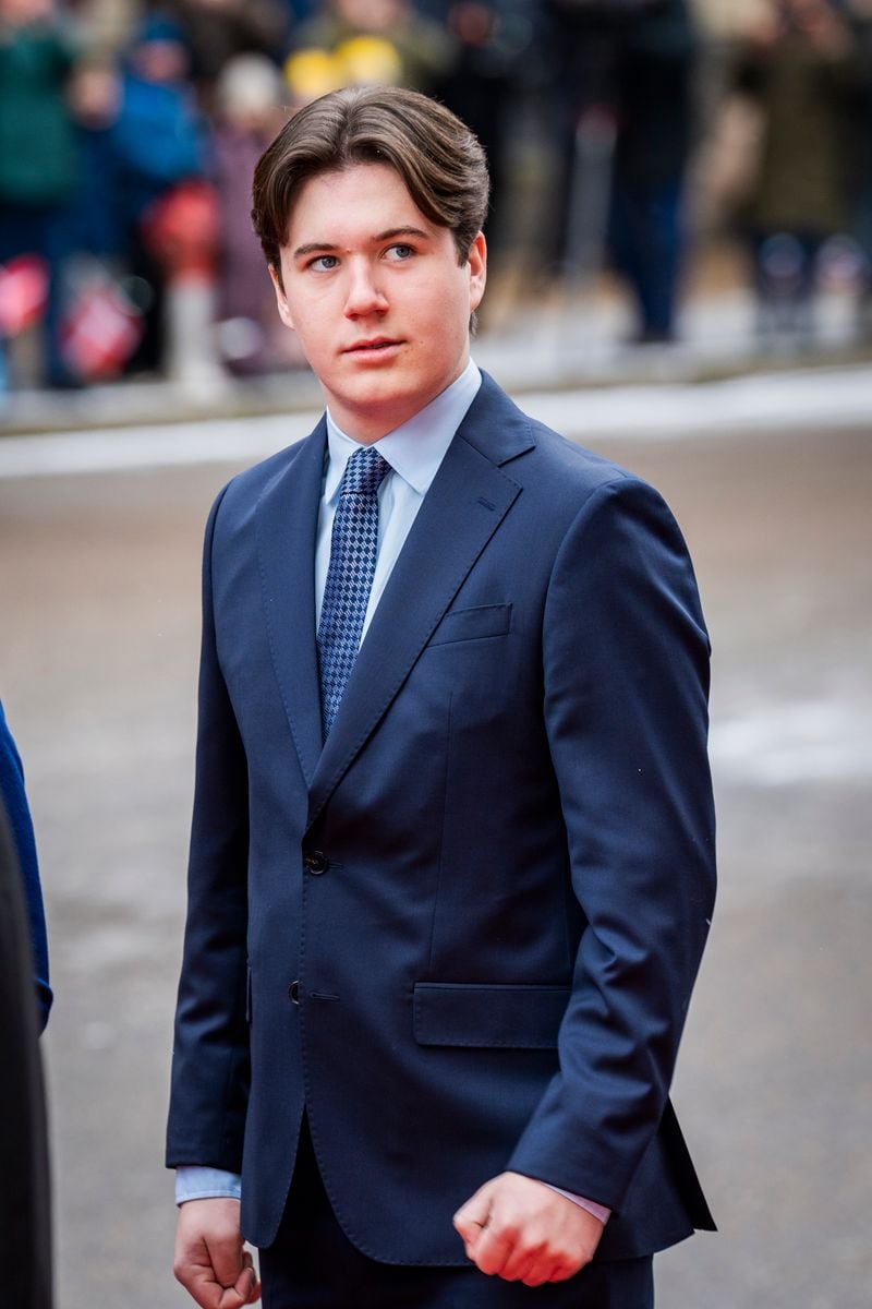 Crown Prince Christian of Denmark participates in the Danish Parliament's celebration of the succession of the throne at Danish Parliament on January 15, 2024 in Copenhagen, Denmark.
