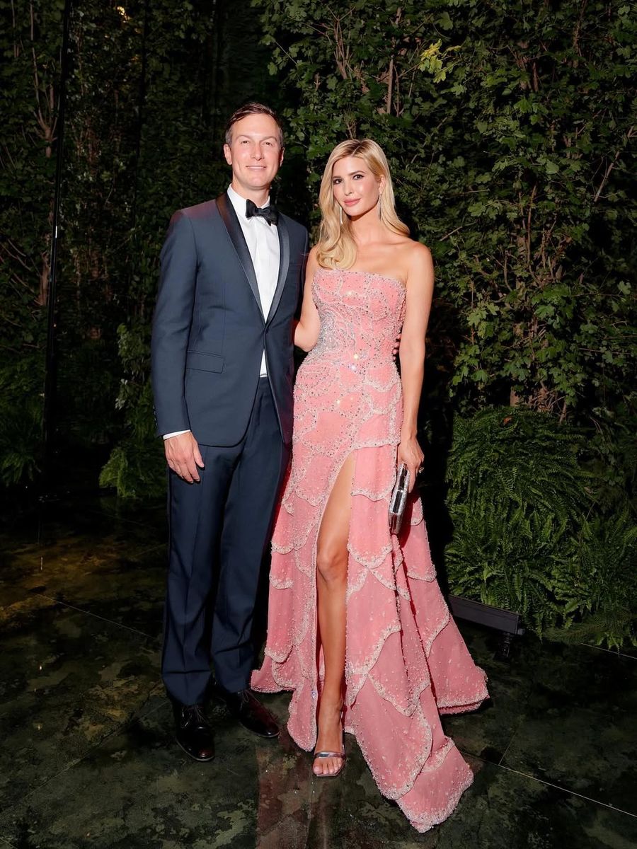 Ivanka and husband Jared Kushner attending Jeff Bezos’ wedding to Lauren Sanchez in Italy this summer.