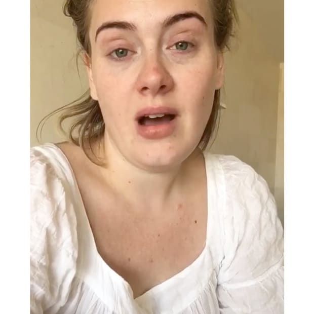 Even when she is sick, Adele still manages to look beautiful.
<br>
Photo: Instagram/@Adele