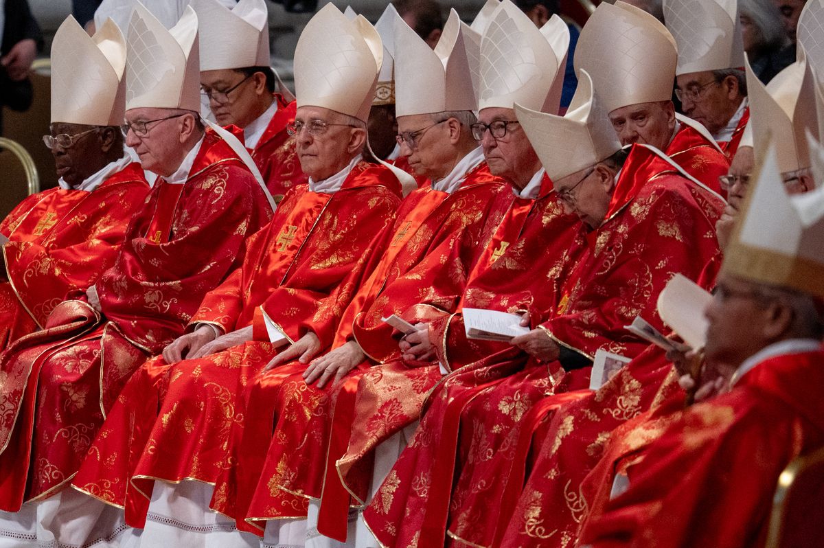 Cardinals gathered today for a final mass at St. Peter's before the conclave