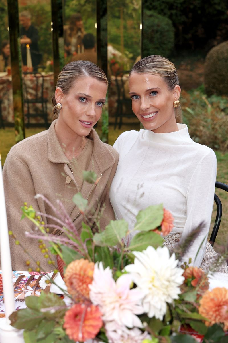 Lady Amelia and Lady Eliza Spencer showed off their coordinating fall looks at the launch of Marc Cain’s Equestrian Grace collection.
