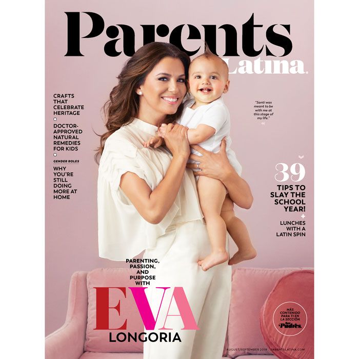 Eva Longoria and Santiago Baston, Parents Latina
