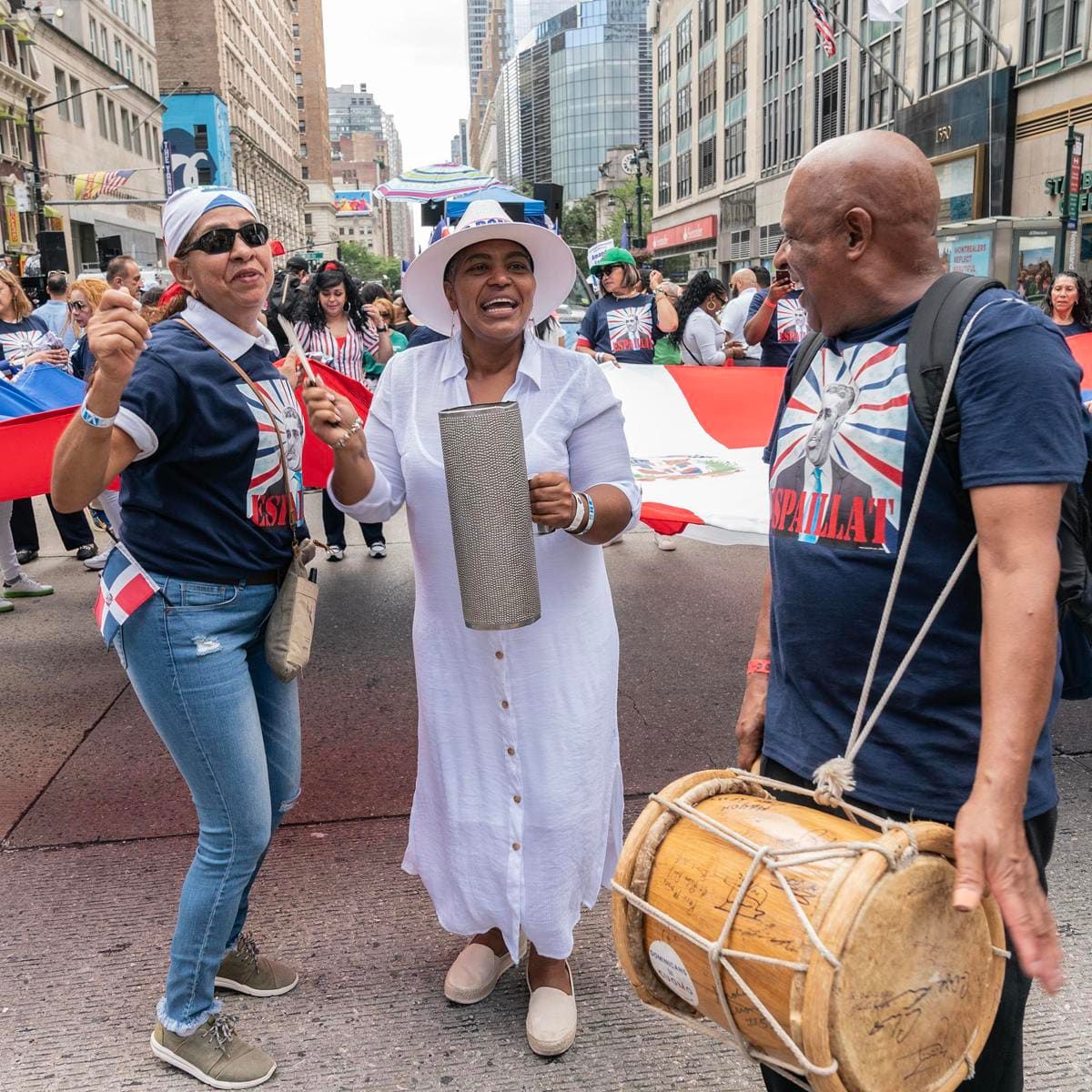 Atmosphere during Dominican Republic Day Parade on 6th