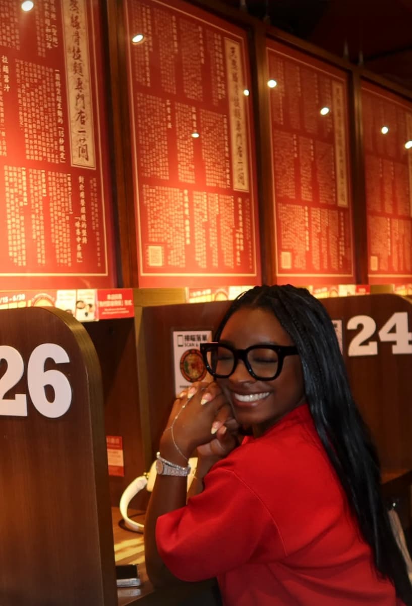 Simone Biles in Hong Kong with husband Jonathan Owens