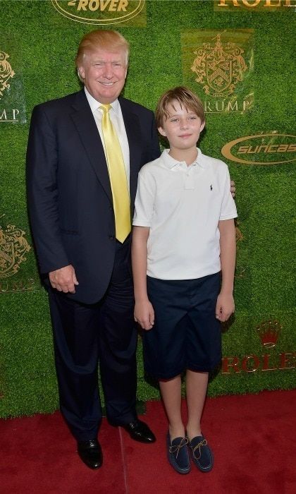 Barron is 10-years-old.
Photo: Gustavo Caballero/Getty Images