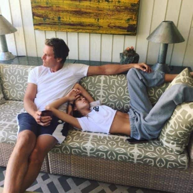 Cindy shared a photo post-Coachella of her family recovering.
<br>
Photo: Instagram.com/CindyCrawford