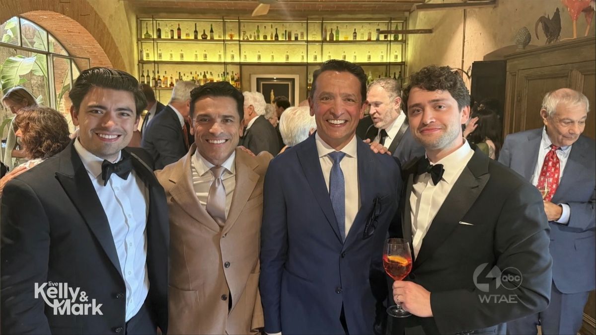 Kelly Ripa and Mark Conseulos give fans a peek inside their nephew Alec's 'stunning' Tuscany wedding