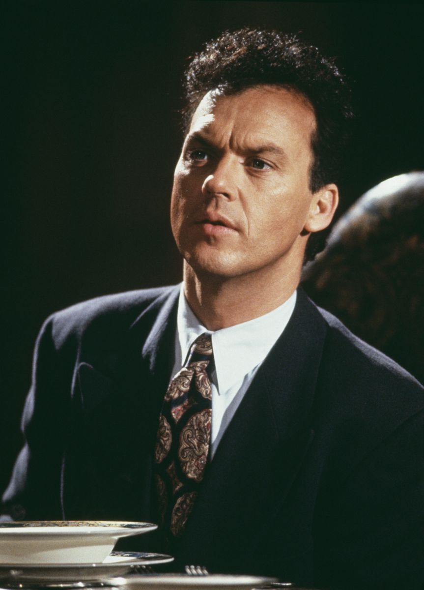 Michael Keaton pictured as the Dark Knight on the set of Tim Burton’s “Batman” in 1989.