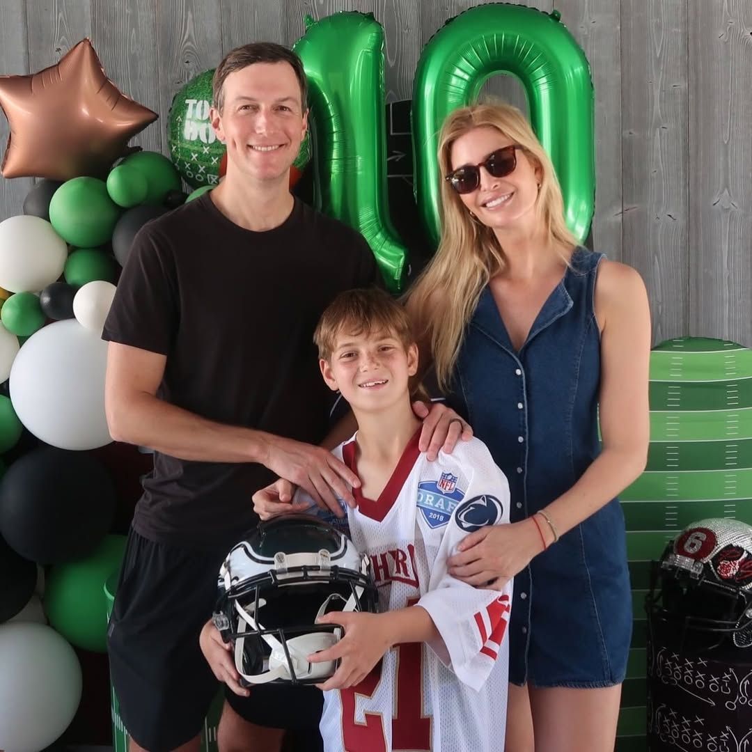 Ivanka Trump rocks denim mini dress at her youngest son's birthday party Ivanka Trump rocks denim mini dress at her youngest son's birthday party
