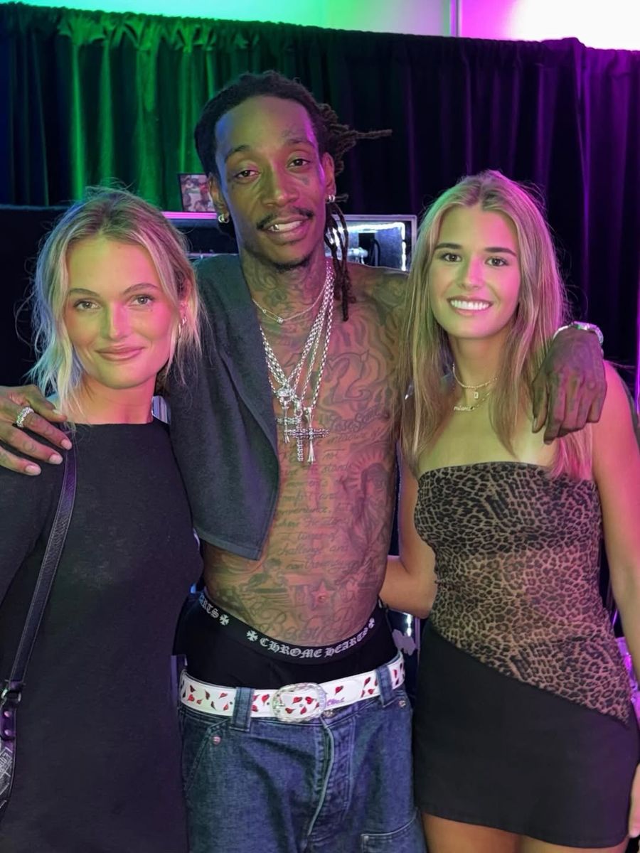 Wiz Khalifa shared a photo alongside Kai Trump