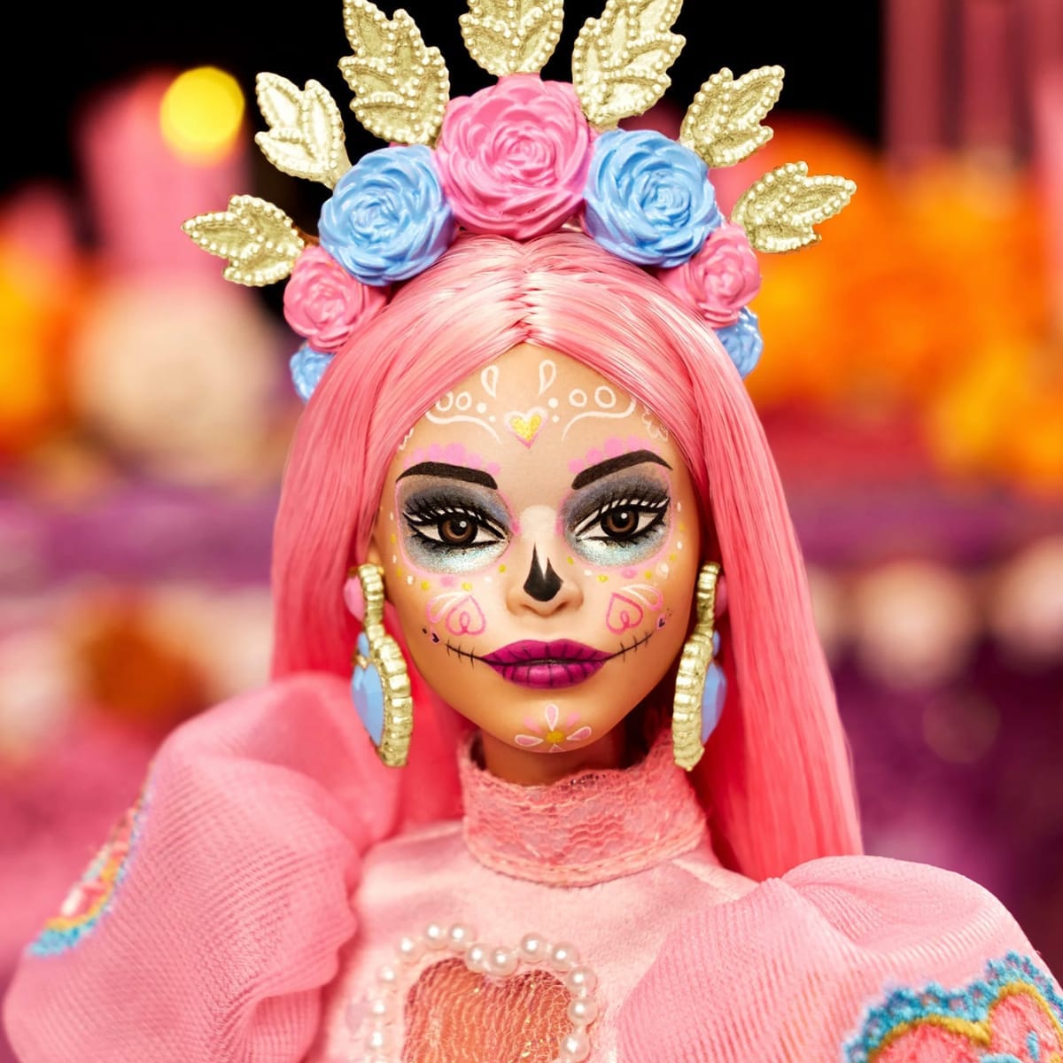2023 Dia De Muertos Barbie x Pink Magnolia Doll