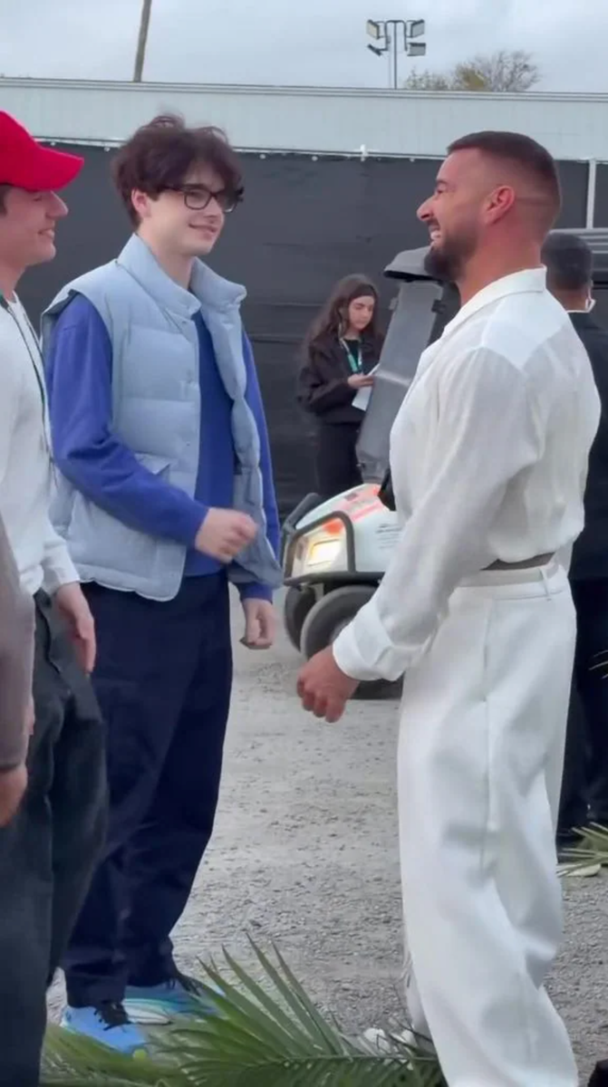 Ricky Martin’s son Tino shows off his dance moves after his dad's Super ...
