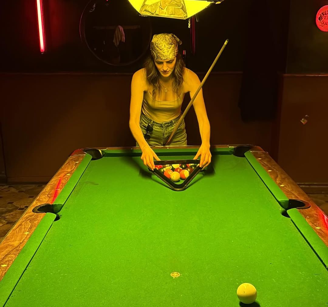 Aliana Lohan was racking up to play pool