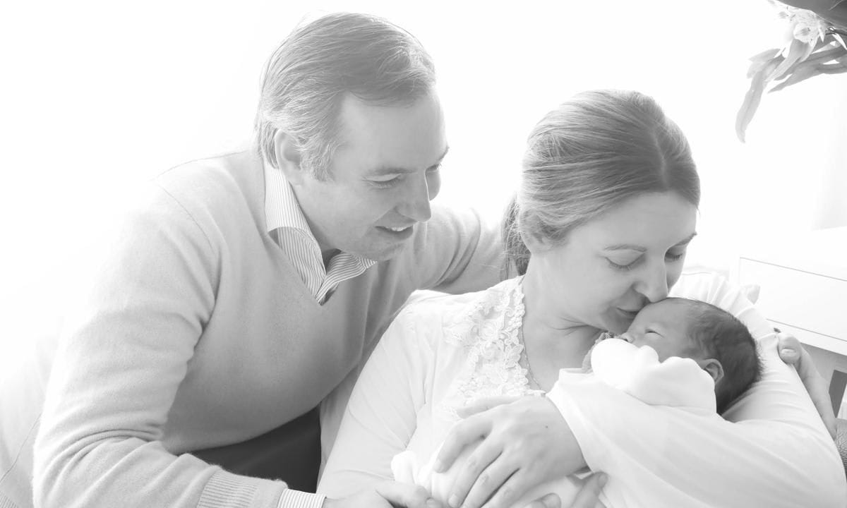 Prince Francois is the royal couple's second child.