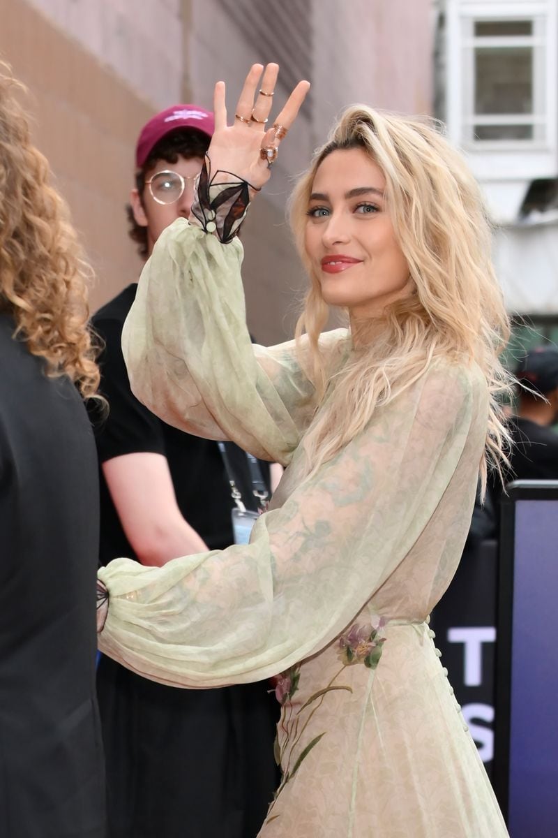 : Paris Jackson is seen arriving to the "One Spoon of Chocolate" premiere during the 2025 Tribeca Festival at BMCC Tribeca on June 08, 2025 in New York City. (Photo by Gilbert Carrasquillo/GC Images)