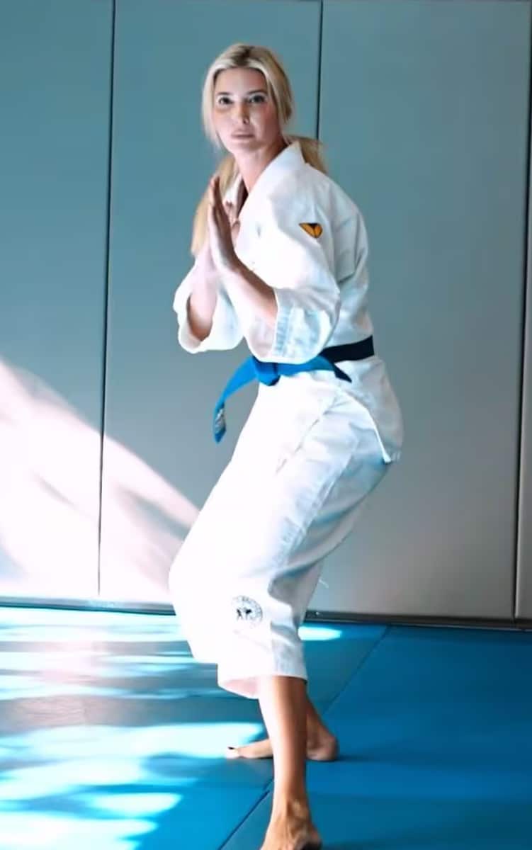 Ivanka Trump shows off jiu-jitsu skills 