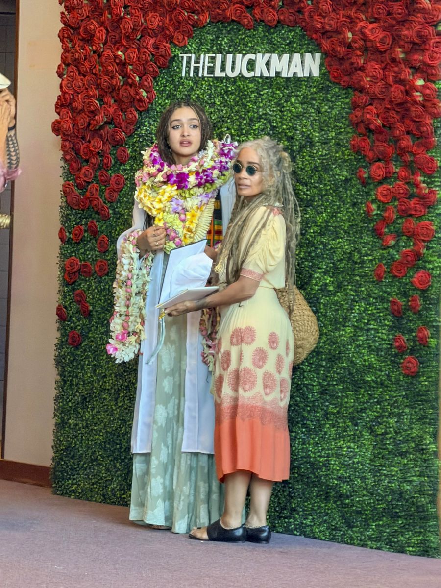 It was a proud moment for the parents