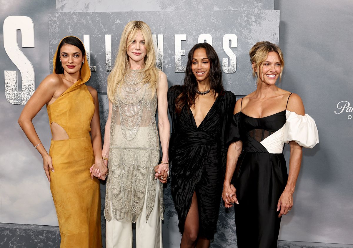 Laysla De Oliveira, Nicole Kidman, Zoe Saldaña, and Jill Wagner