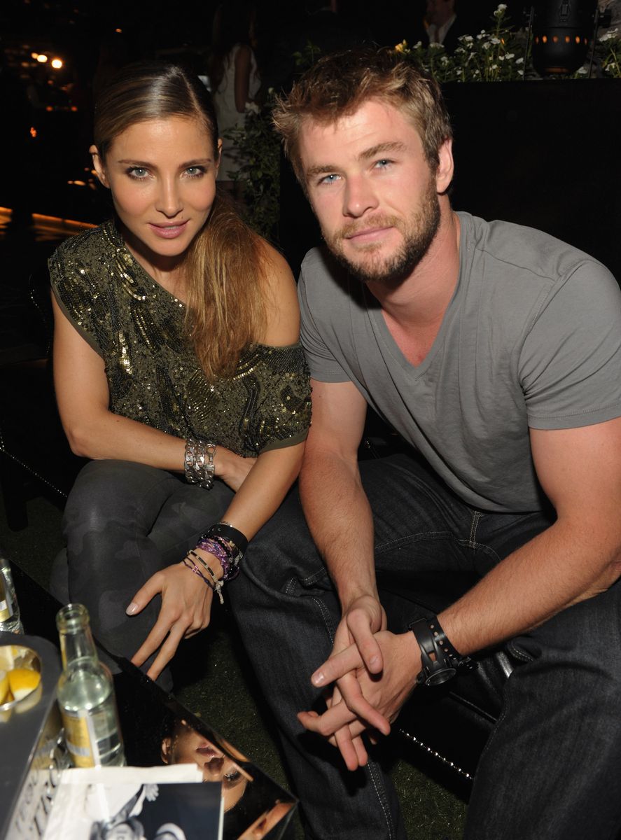 Elsa Pataky and Chris Hemsworth in 2010, at 'The Autumn Party' at The London Hotel
