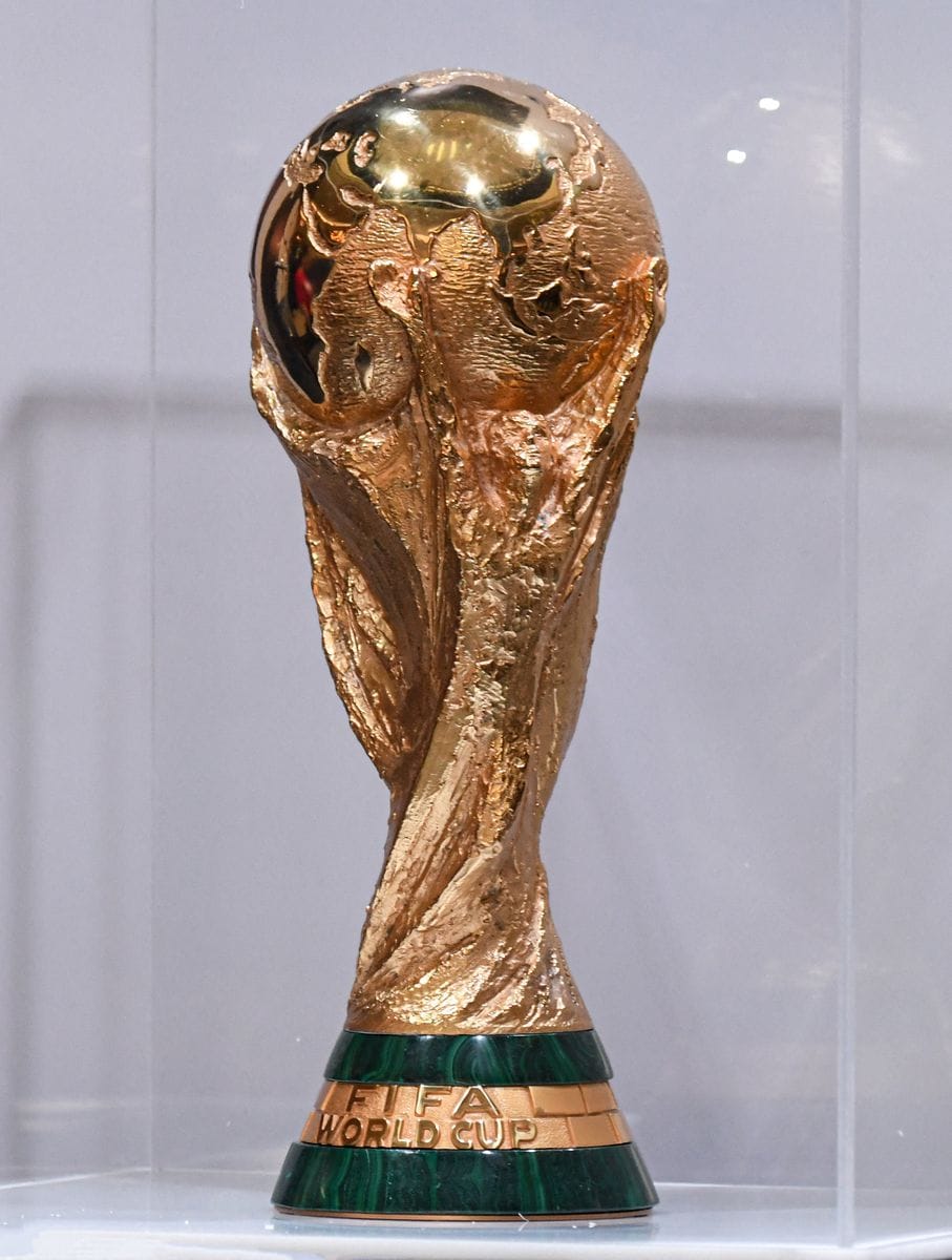 The FIFA World Cup trophy