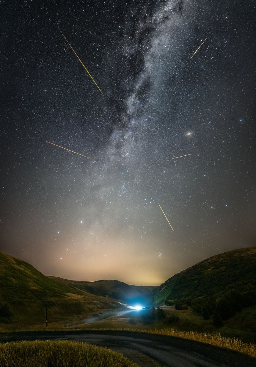 The Perseid Meteor Shower takes place annually
