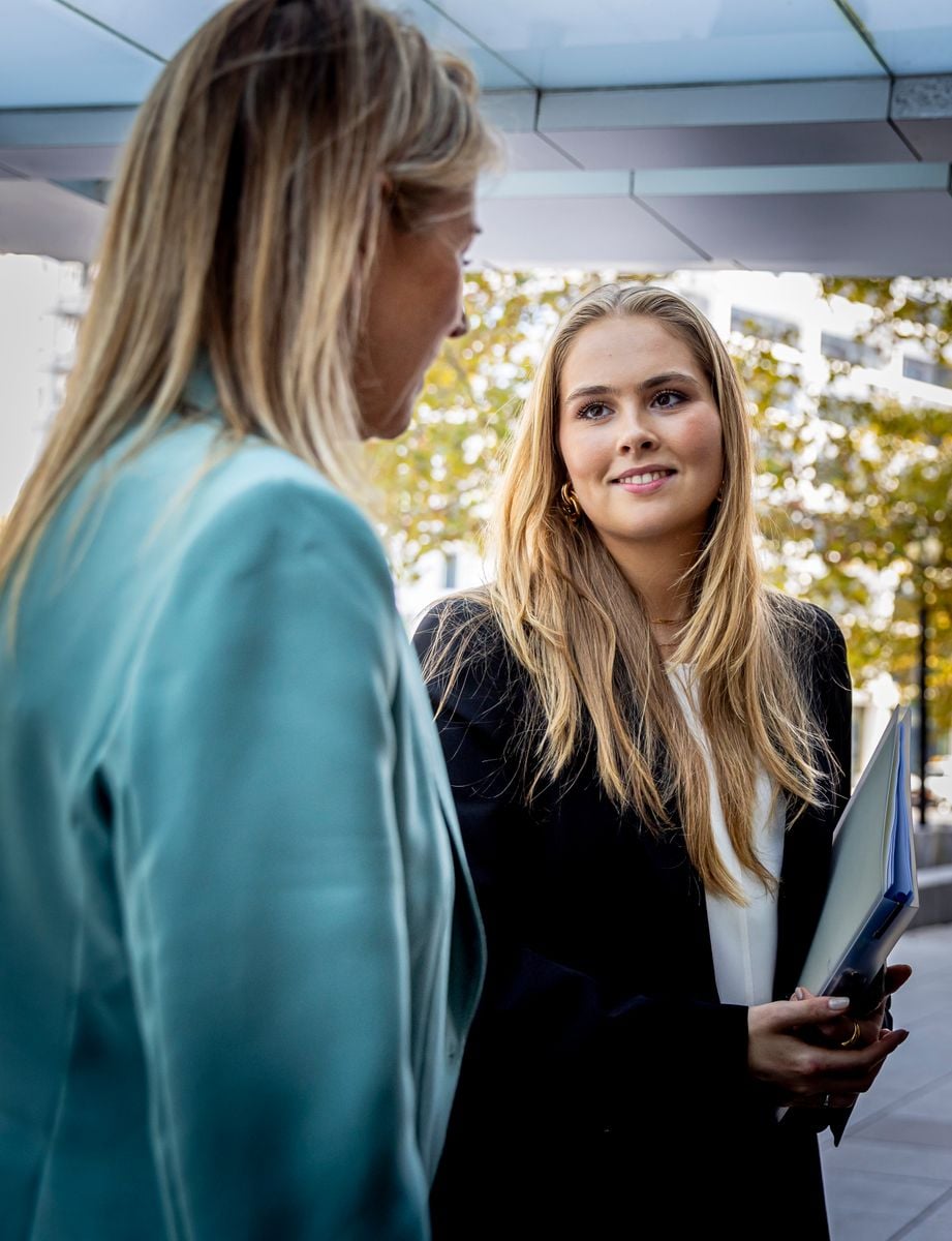 Queen Maxima of The Netherlands and Princess Amalia of The Netherlands visits the Inter-American Development Bank on September 22, 2025 in Washington, DC.