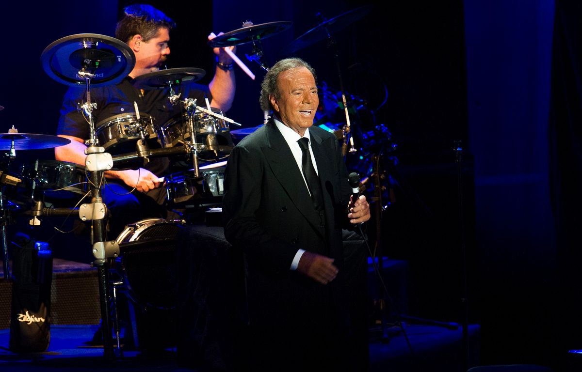 Julio Iglesias performs in concert 