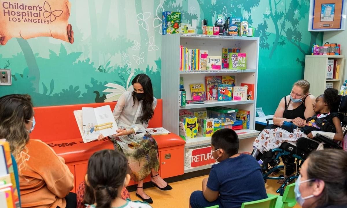 Meghan Markle visited Children’s Hospital Los Angeles on March 21