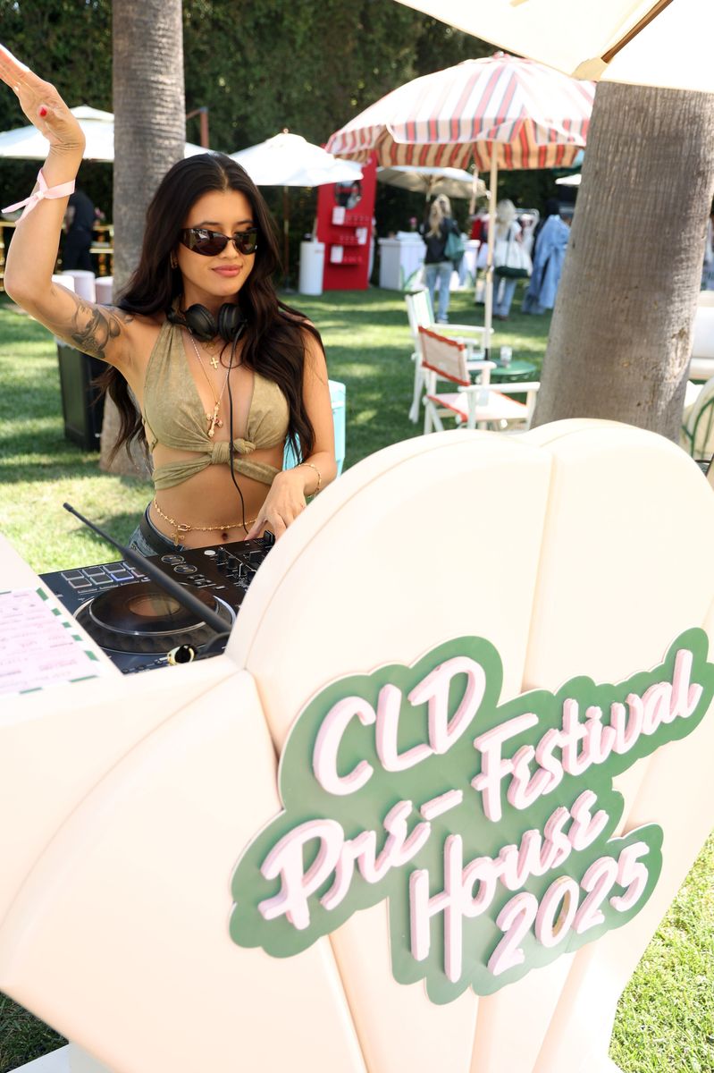DJ Roxy Ferrari spins during the CLD PR Pre-Festival House 2025 