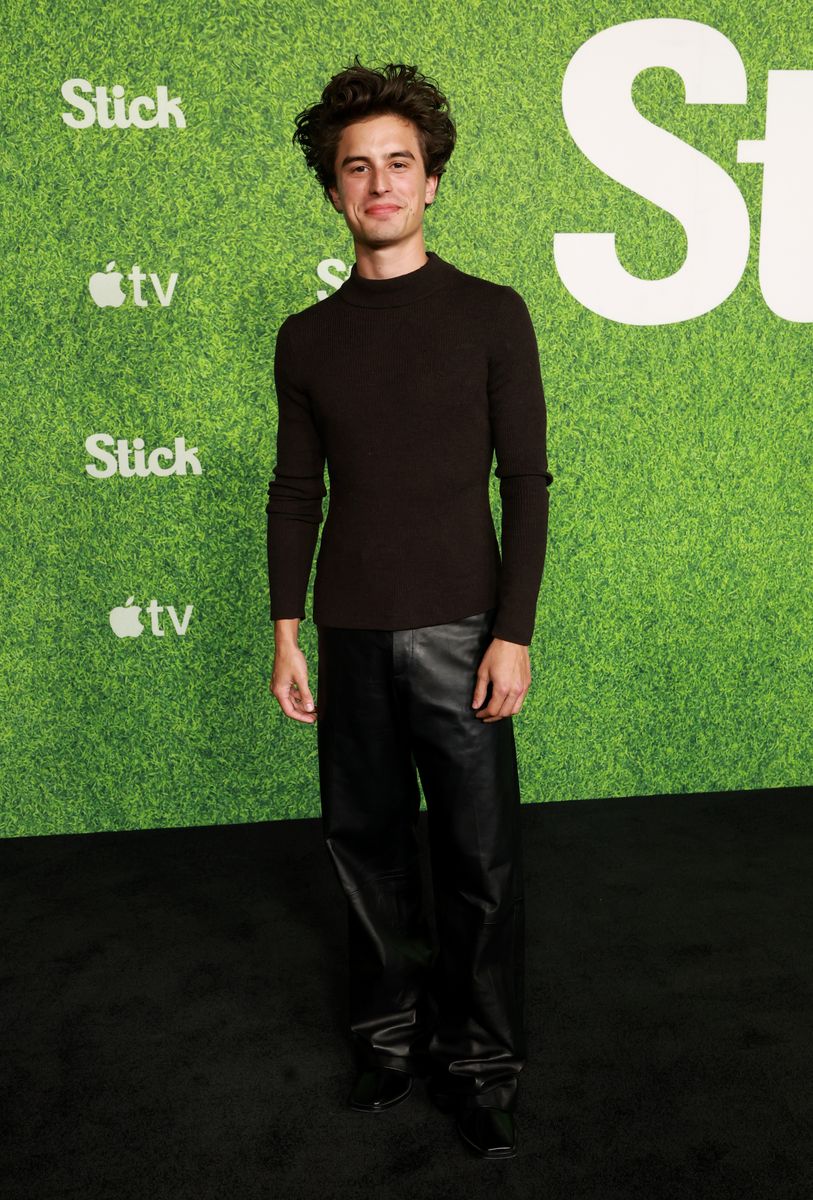 Peter Dager at Apple TV's "Stick" FYC Event on March 30, 2026 in North Hollywood, California