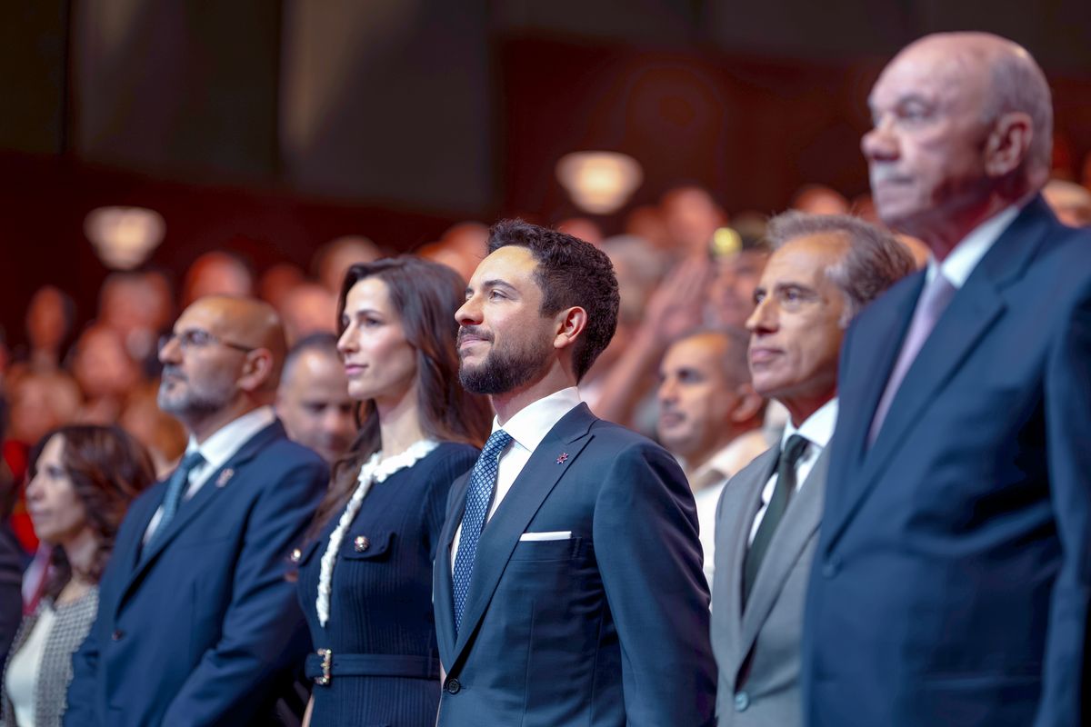HRH Crown Prince Al Hussein, accompanied by HRH Princess Rajwa Al Hussein, attends the Crown Prince Foundation’s 10th anniversary celebration.